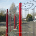 Clôture de grillage soudée incurvée enduite de PVC/panneaux de barrière de sécurité en métal